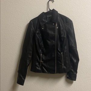 Faux leather jacket